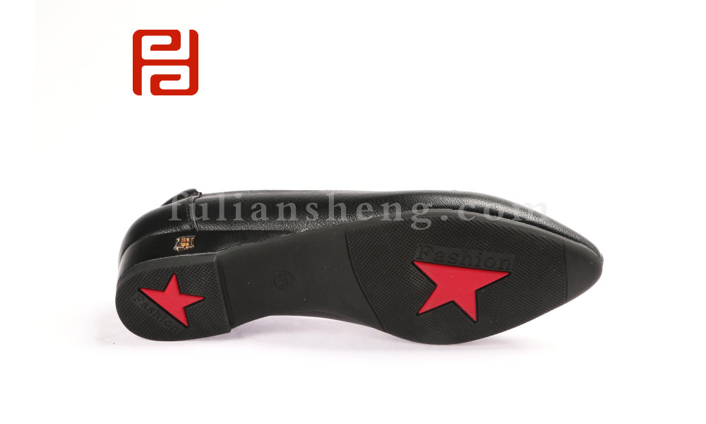 福連升休閑商務(wù)女鞋防水布鞋坡跟軟底工裝鞋20春圖片