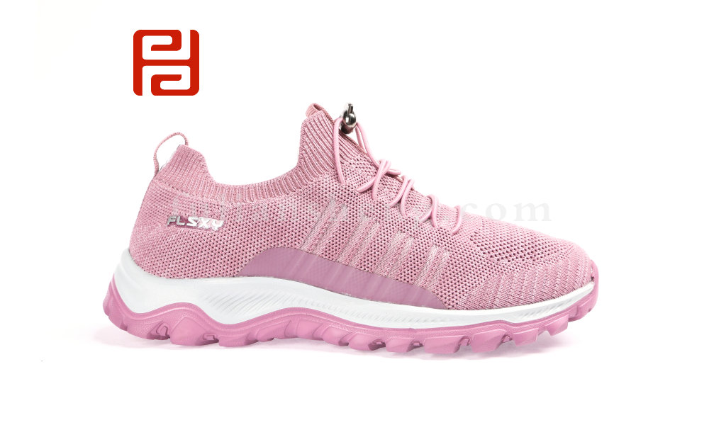 福連升春款女士輕便透氣飛織運動鞋彈力鞋口圖片