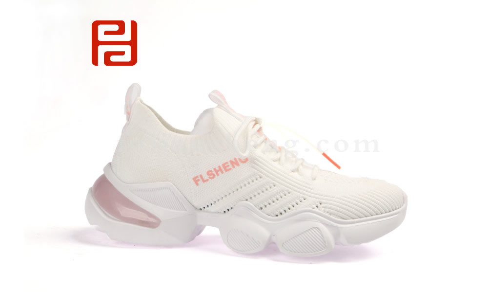 福連升時尚運動女鞋馬蹄跟老爹鞋女百搭透氣彈力襪子運動鞋圖片