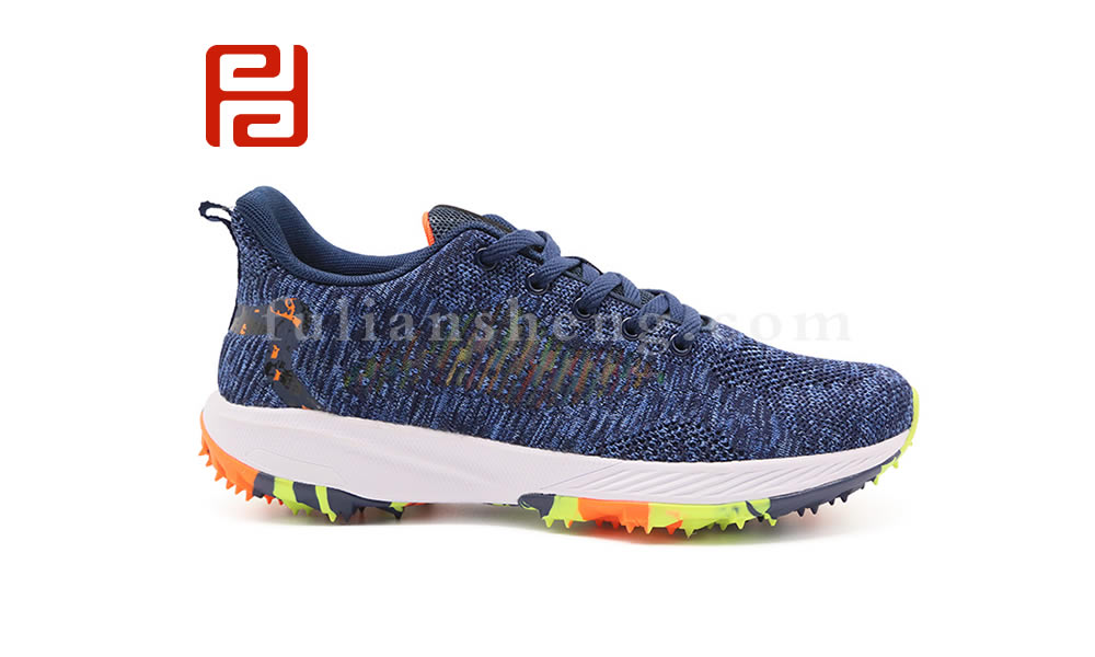 福連升夏時尚休閑潮流運動鞋 炫彩橡塑底飛織透氣鞋面圖片