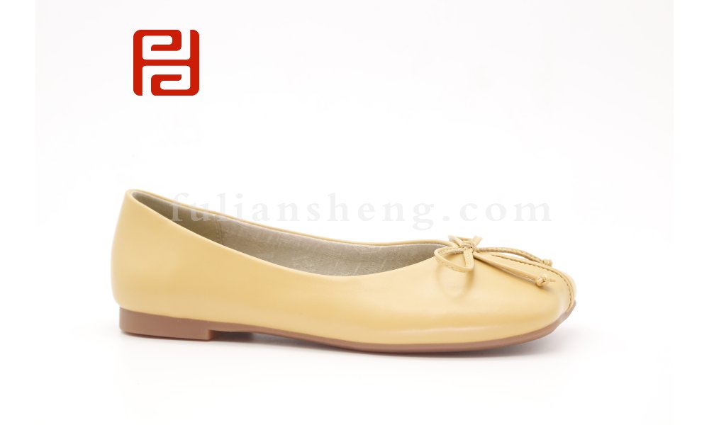 福連升平底瓢鞋淺口單鞋女軟底百搭鞋棉麻舒適圖片