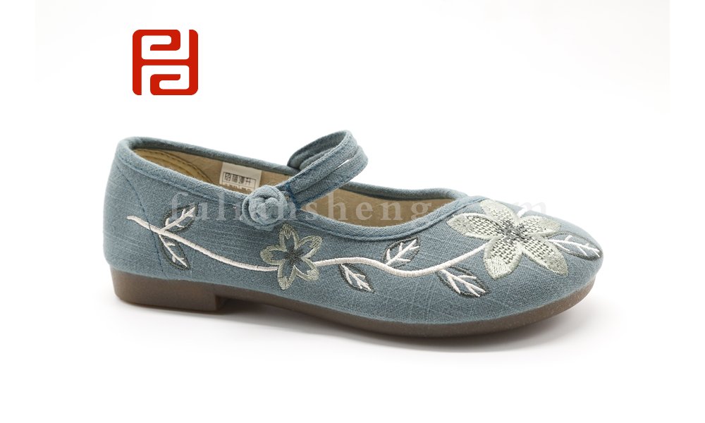 老北京布鞋女民族風(fēng)繡花鞋漢服棉麻舒適女鞋圖片