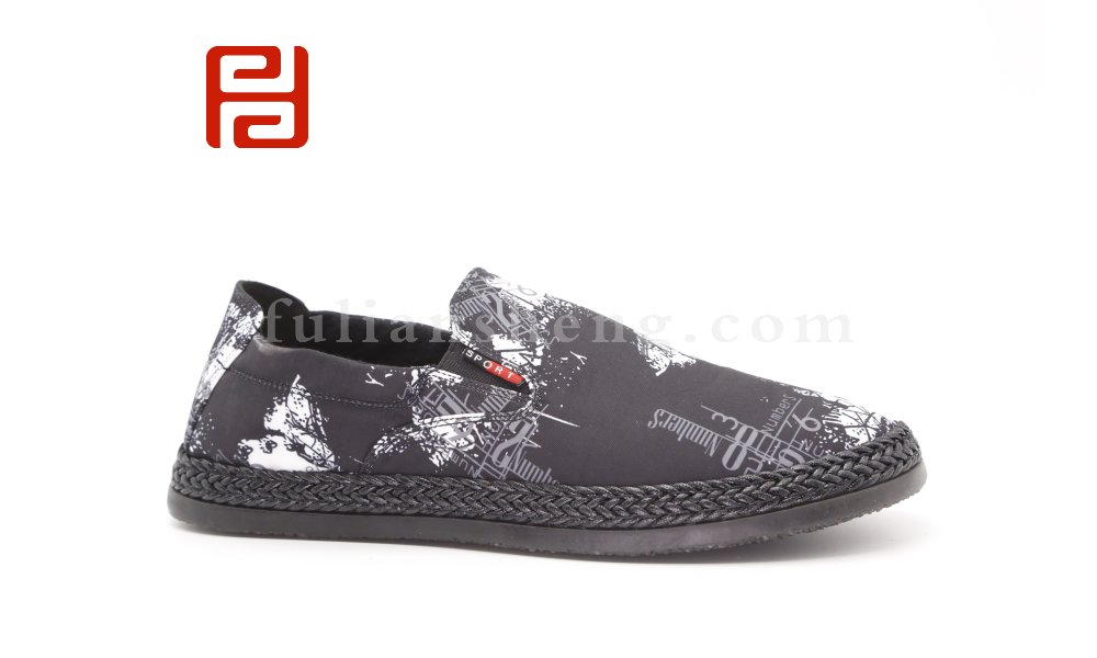 印花潮鞋中國風老北京布鞋男鞋社會鞋圖片