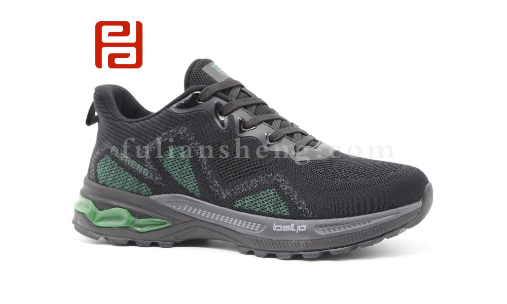福連升2020冬季新款防水飛織運動鞋中年旅游鞋男鞋圖片