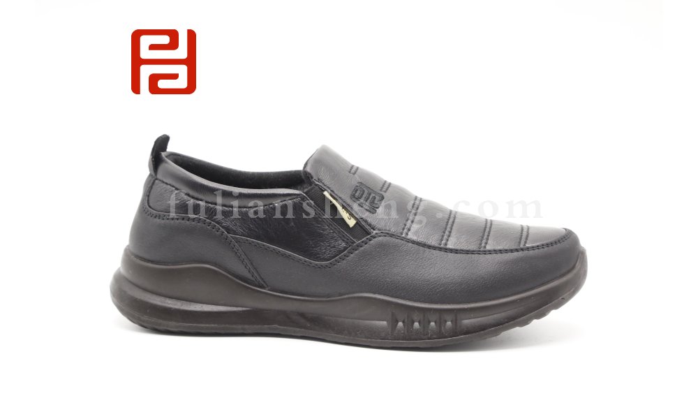 福連升冬季保暖超柔深口休閑鞋舒適平跟休閑男鞋圖片