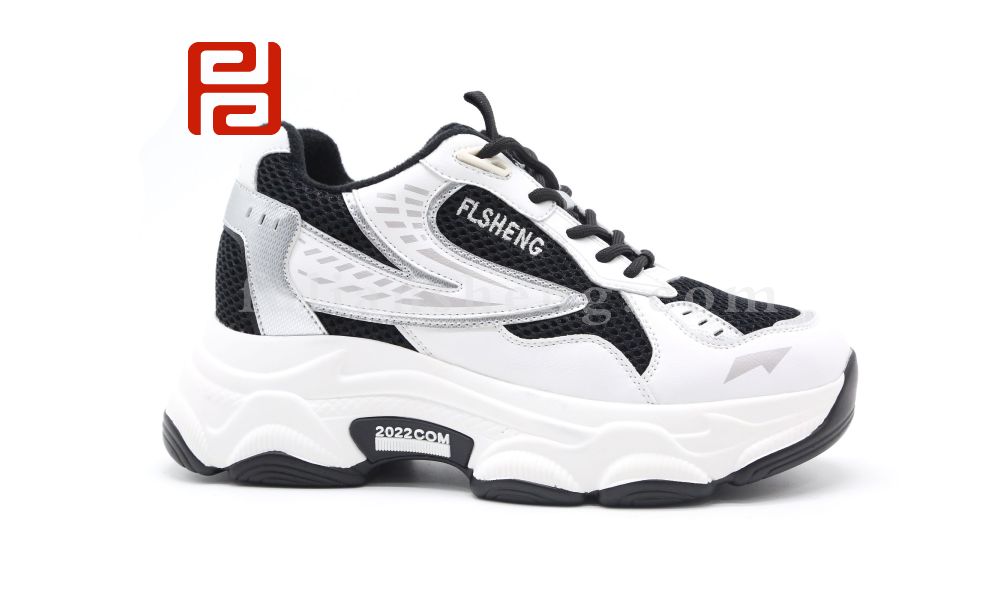 福連升休閑運(yùn)動(dòng)女鞋厚底增高保暖舒適鞋子圖片