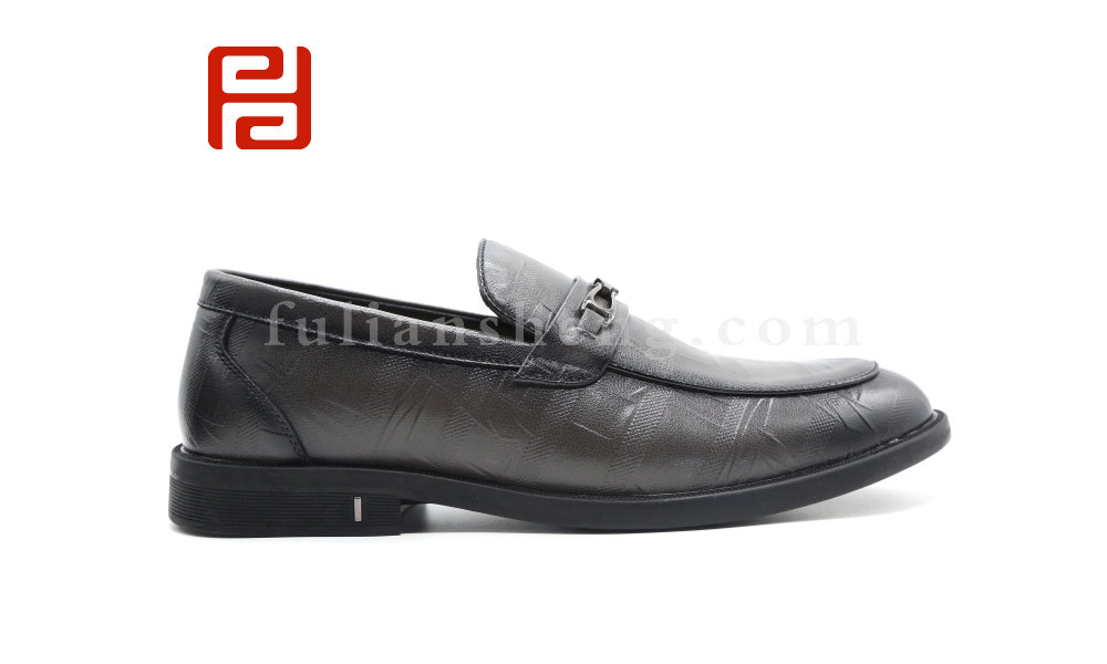 福連升秋季商務休閑男鞋工作一腳蹬商務鞋