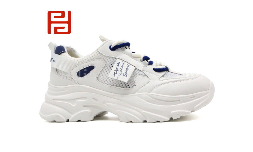 福連升夏季女鞋休閑運動鞋輕便撞色老爹鞋