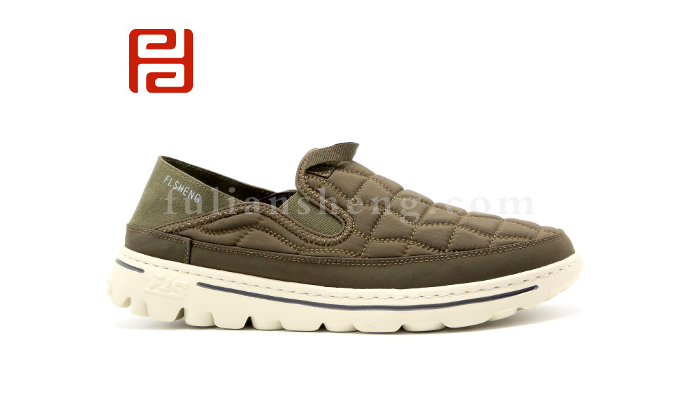 福連升春秋新款男鞋舒適休閑空氣夾棉男單鞋超輕鞋