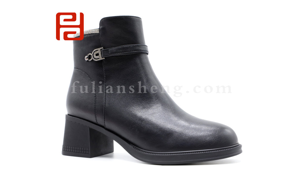 福連升冬季新款輕松工作女鞋魅力時裝鞋