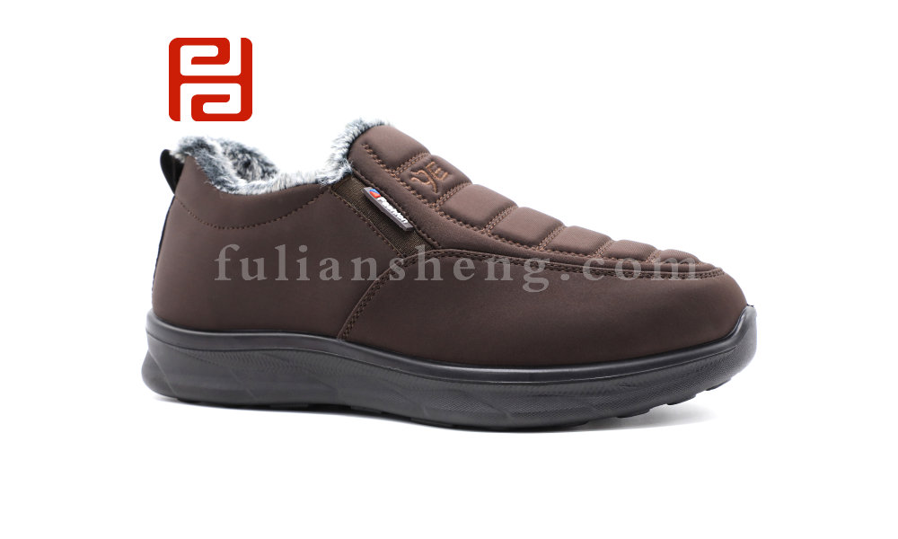 福連升冬季新款休閑生活男鞋舒適休閑養生鞋