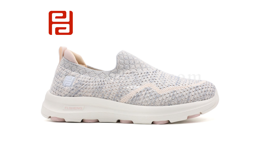 休閑運(yùn)動女鞋單鞋高彈飛織面料