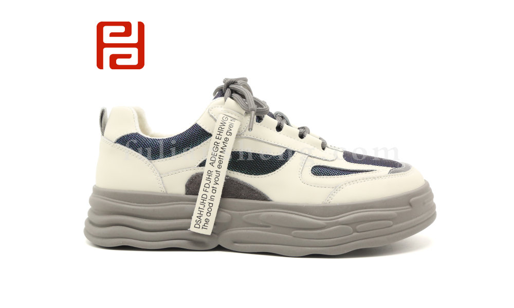 福連升休閑運動鞋女鞋小白鞋女厚底增高休閑板鞋單鞋圖片