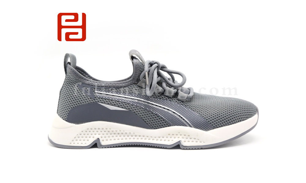 福連升夏季男休閑運動鞋輕便軟底網面透氣舒適鞋子圖片