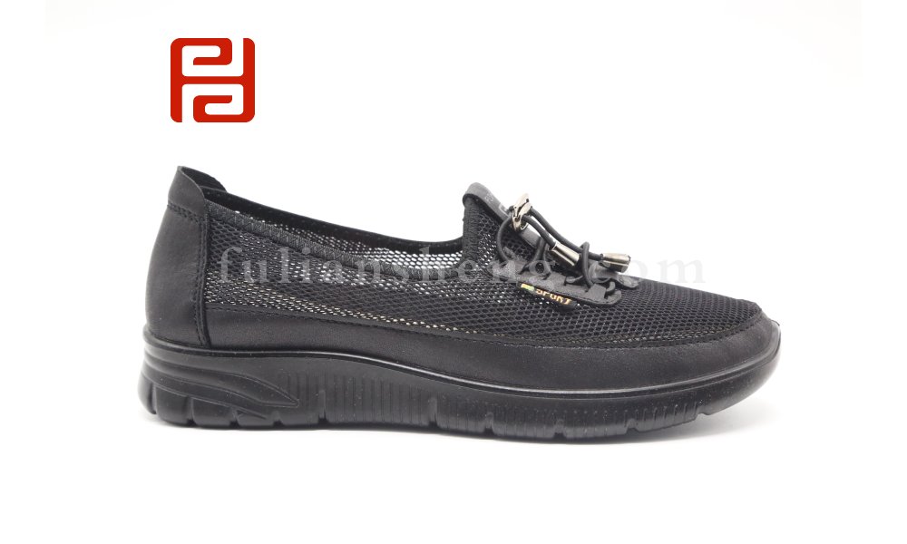 福連升夏季媽媽鞋女鞋舒適休閑養(yǎng)生鞋透氣網(wǎng)布軟底鞋子圖片