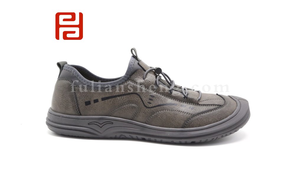 福連升2021秋季新款翻頭一腳蹬時尚休閑男鞋開車鞋圖片