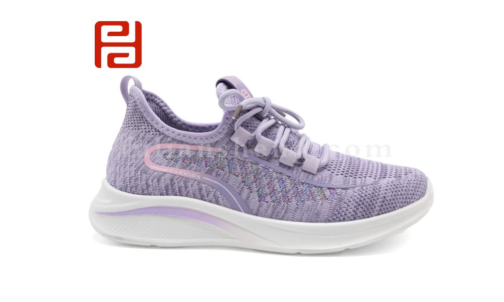 福連升春秋休閑運(yùn)動單鞋飛織休閑運(yùn)動女鞋輕便透氣漫步鞋圖片