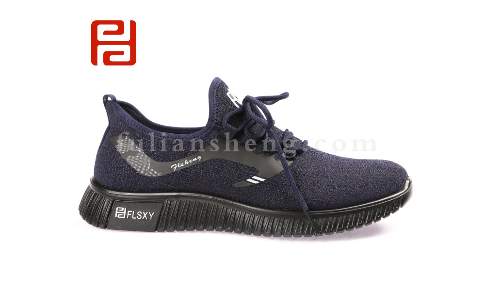 福連升春款男士輕便透氣運(yùn)動(dòng)鞋飛織休閑男鞋(圖3)