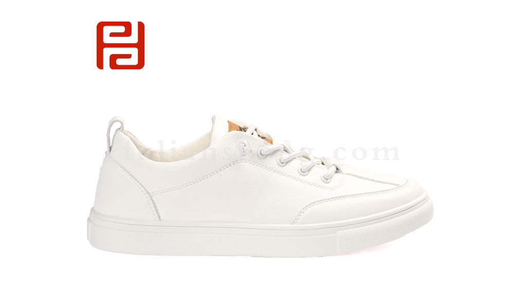 福連升2020春季新款男士休閑鞋透氣低幫小白板鞋(圖4)