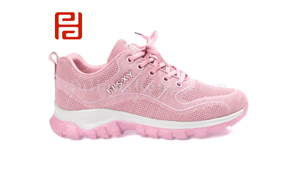 福連升春款女士輕便透氣飛織健步鞋運(yùn)動(dòng)老北京布鞋(圖1)