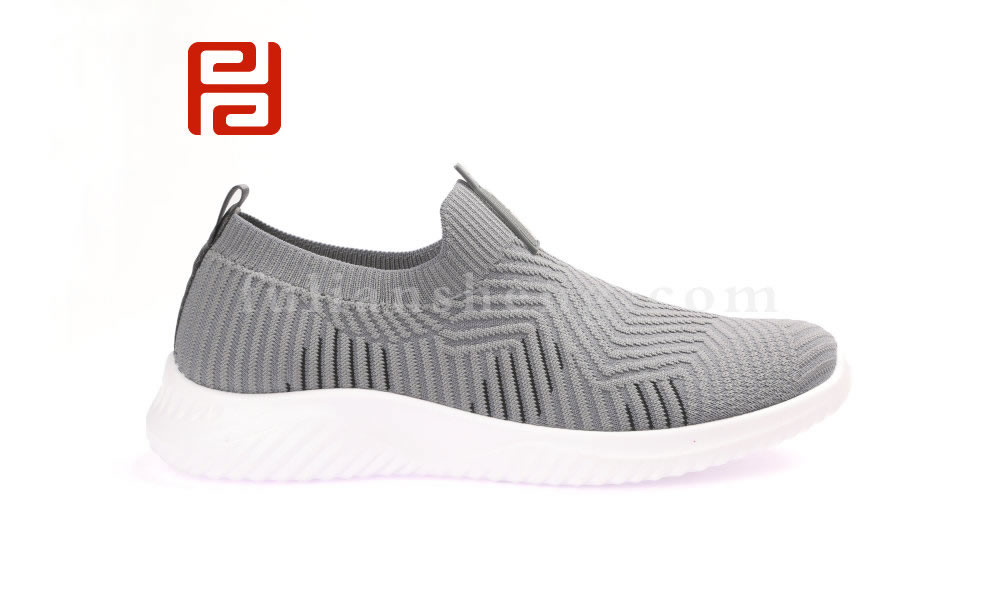 福連升男士透氣網面一腳蹬襪子鞋休閑單鞋運動鞋(圖3)