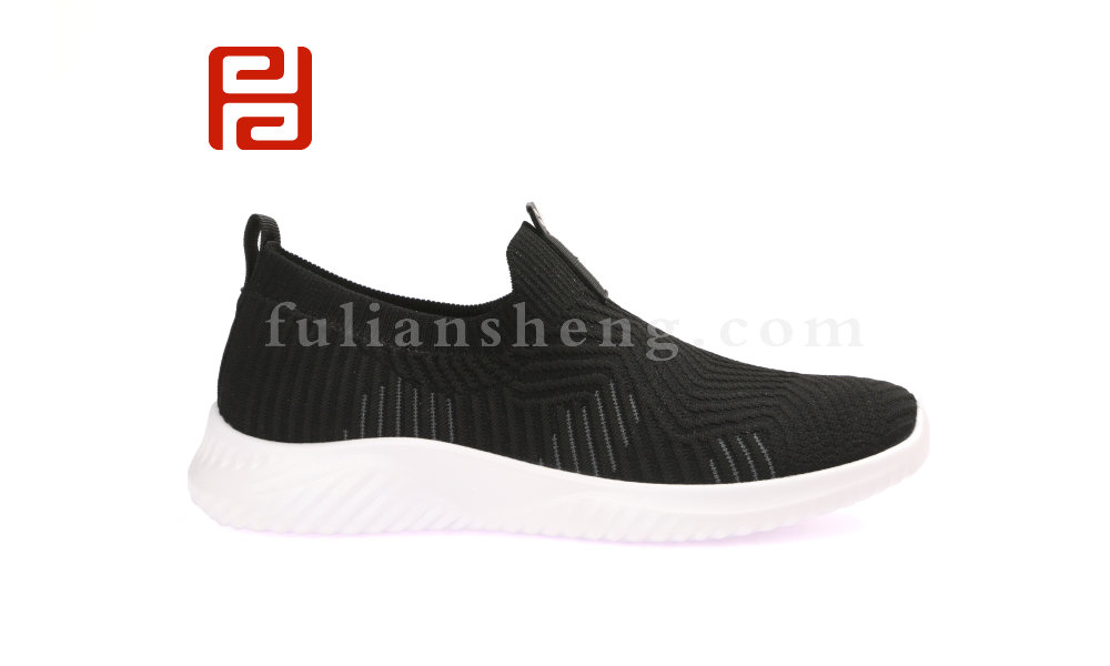 福連升男士透氣網面一腳蹬襪子鞋休閑單鞋運動鞋(圖4)