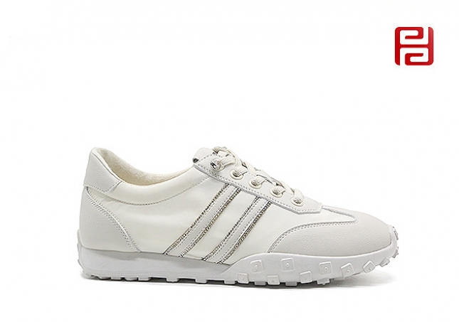 福連升春季女鞋平底休閑百搭小白鞋板鞋學生鞋