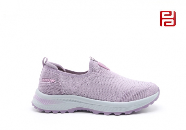 福連升春季休閑舒適運(yùn)動鞋透氣軟底中老年散步女鞋