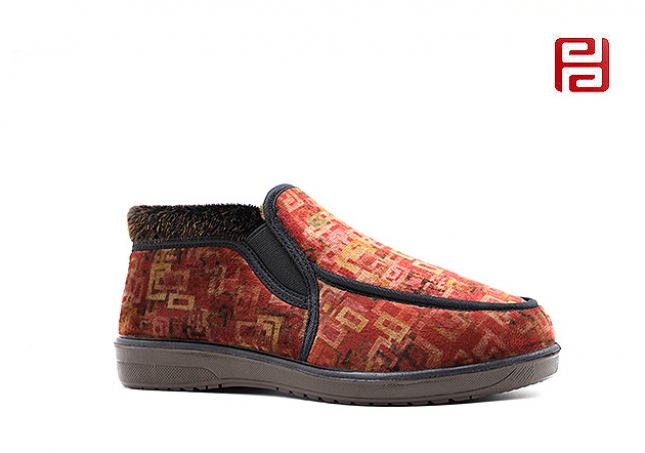 福連升冬季新款休閑生活女鞋老北京布鞋舒適休閑養生鞋