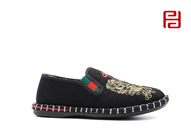 福連升冬季新款中國風(fēng)尚老北京布鞋時(shí)尚國粹休閑鞋